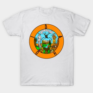 Idaho Flag Decal T-Shirt